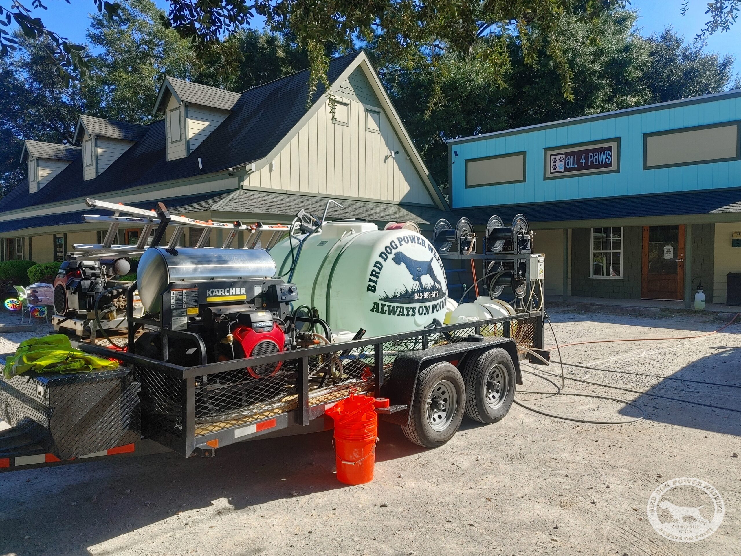 All4paws animal rescue pressure washing